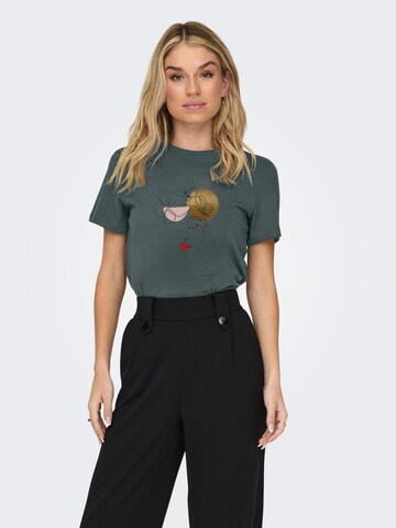 ONLY Shirt 'ONLKITA' in Groen