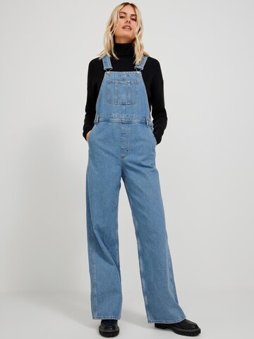 JJXX Wide Leg Latzjeans 'Lean' in Blau