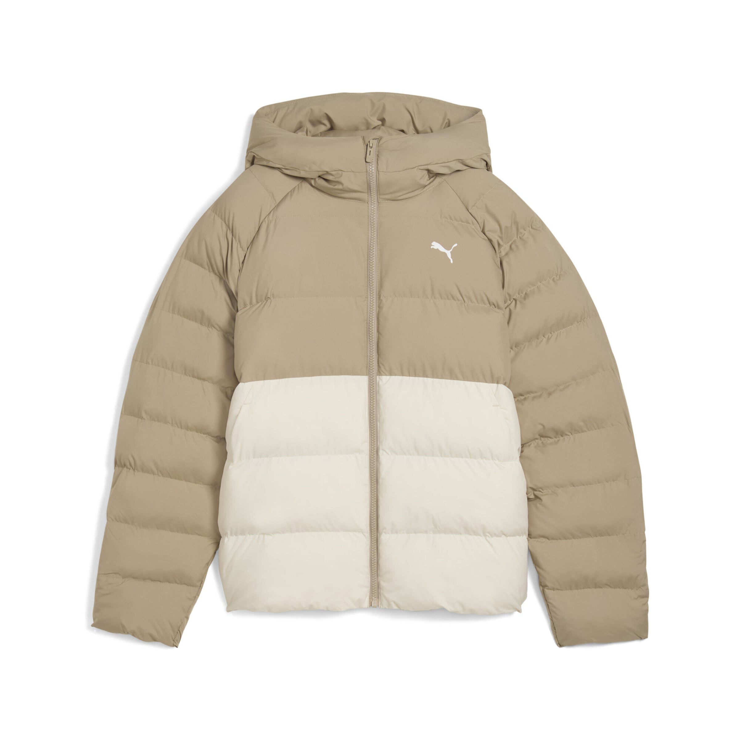 PUMA Sportjas in Beige: voorkant