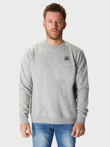 Oldskull Sweatshirt 'Samurai' in Grey