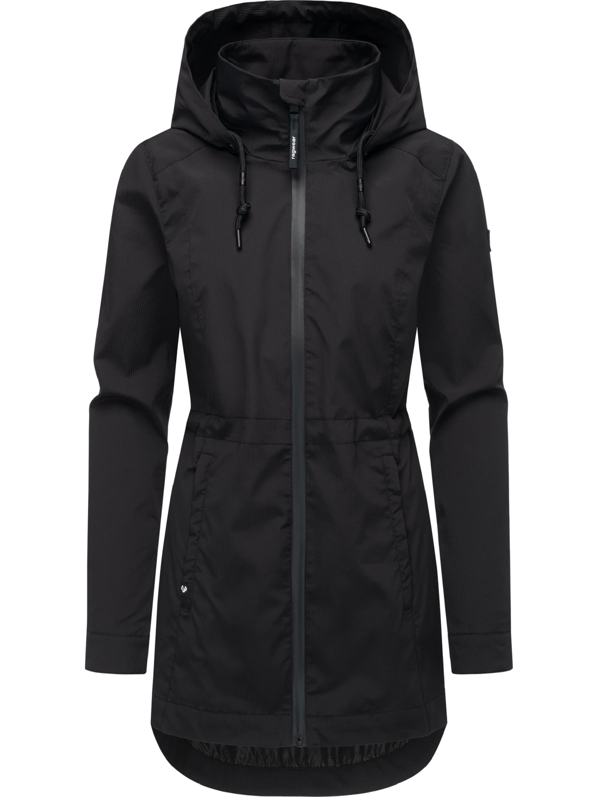 Ragwear Funktionsfrakke 'Dakkota B' i sort: forside