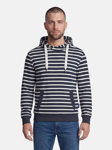 salzhaut Sweatshirt 'Heff' in Blau: Vorderseite
