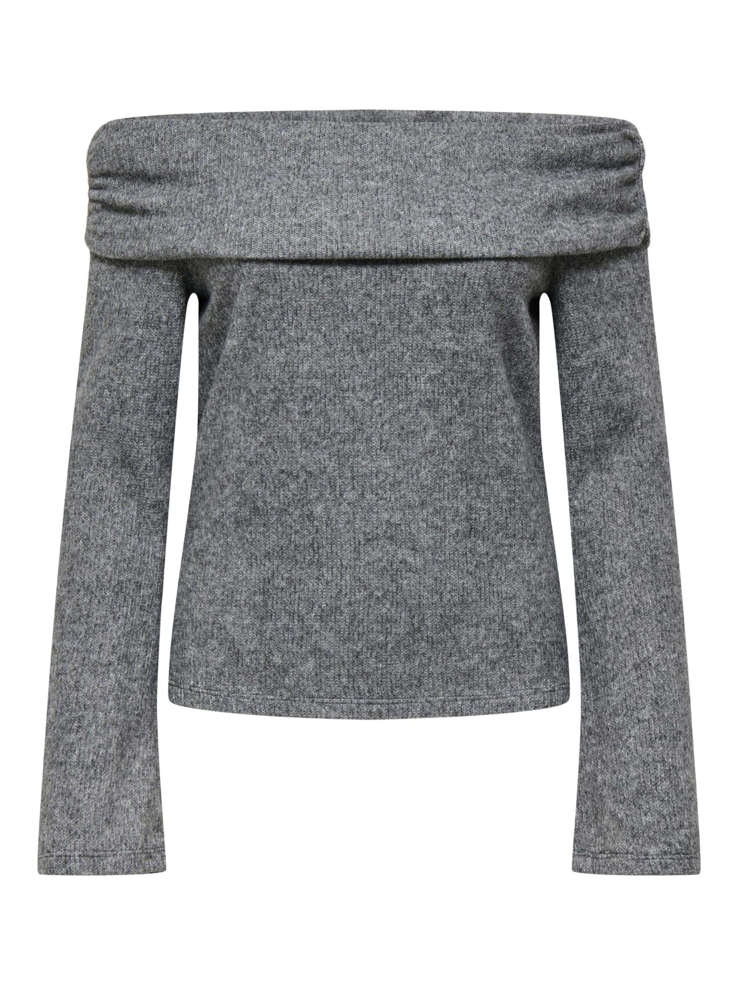 Pull-over 'LYDIA' ONLY en gris : devant