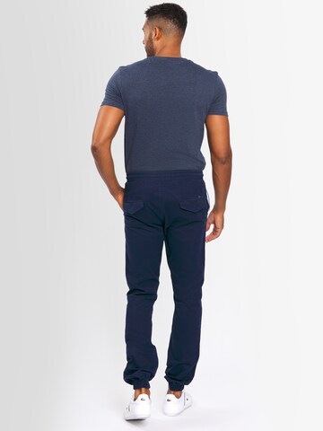 Alessandro Salvarini Tapered Pants 'AS275' in Blue