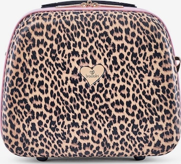 Braccialini Kosmetiktasche 'Ariel' in Braun: Vorderseite