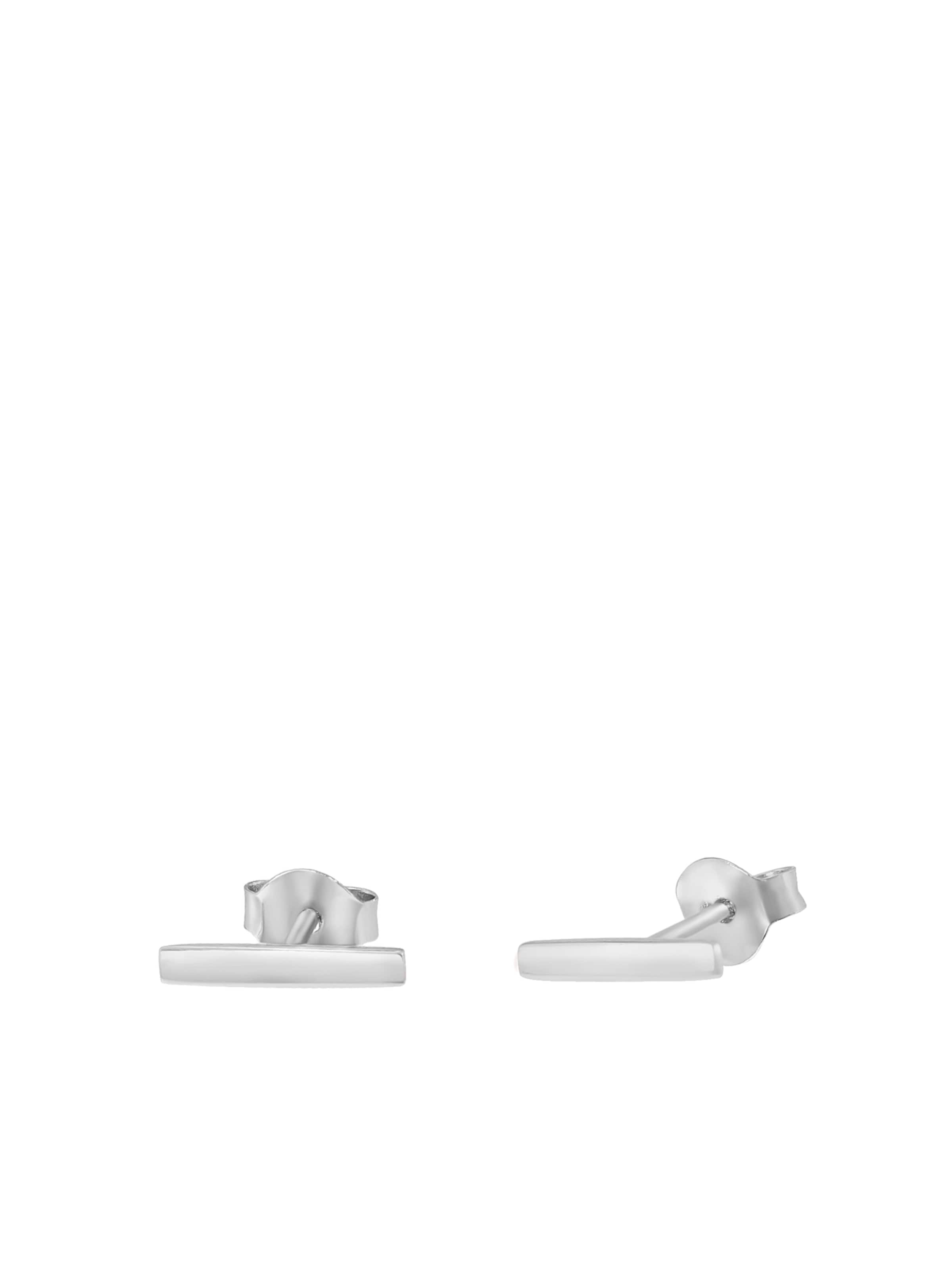 Lucardi Earrings in Silver: front