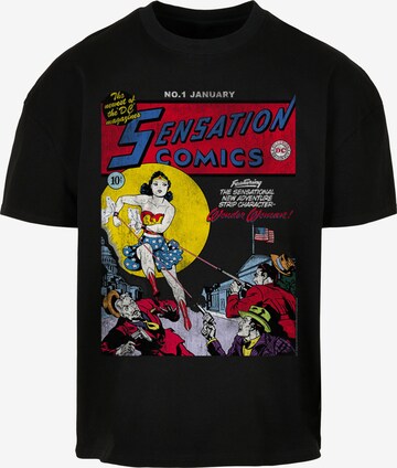 Maglietta 'Wonder Woman Sensation Comics Issue 1' di F4NT4STIC in nero: frontale