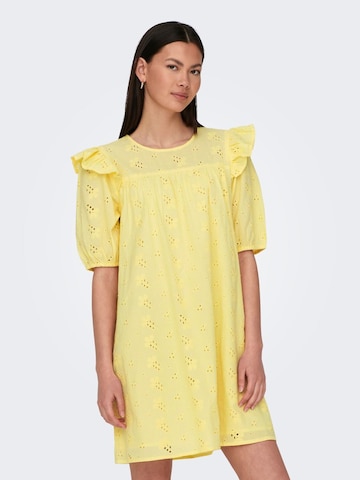 JDY Dress in Yellow: front
