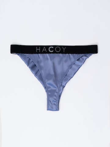 HACOY - Braga 'Invisible' en azul: frente