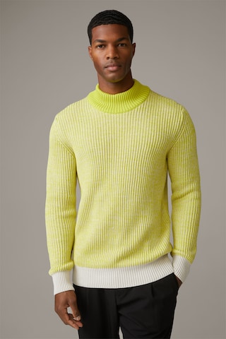 STRELLSON Sweater 'Adrian' in Yellow: front