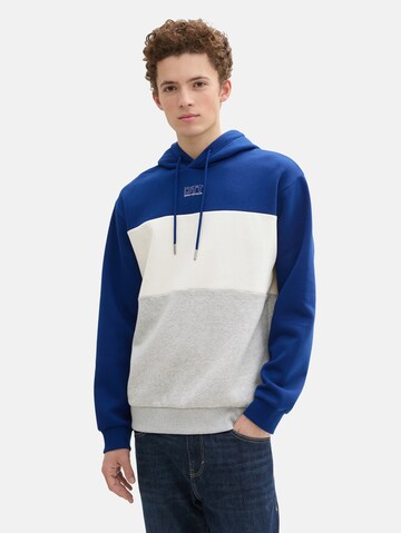 TOM TAILOR DENIM Sweatshirt in Blue: front