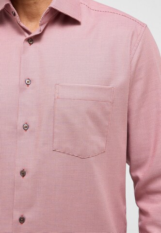 ETERNA Regular fit Button Up Shirt in Red