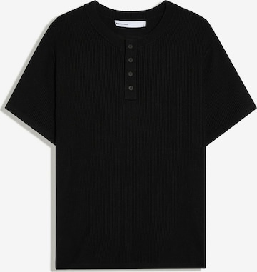 T-Shirt Bershka en noir : devant