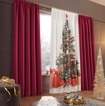 MY HOME Curtains & Drapes in Red