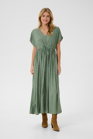 Cream Shirt dress 'Tiah' in Green: front