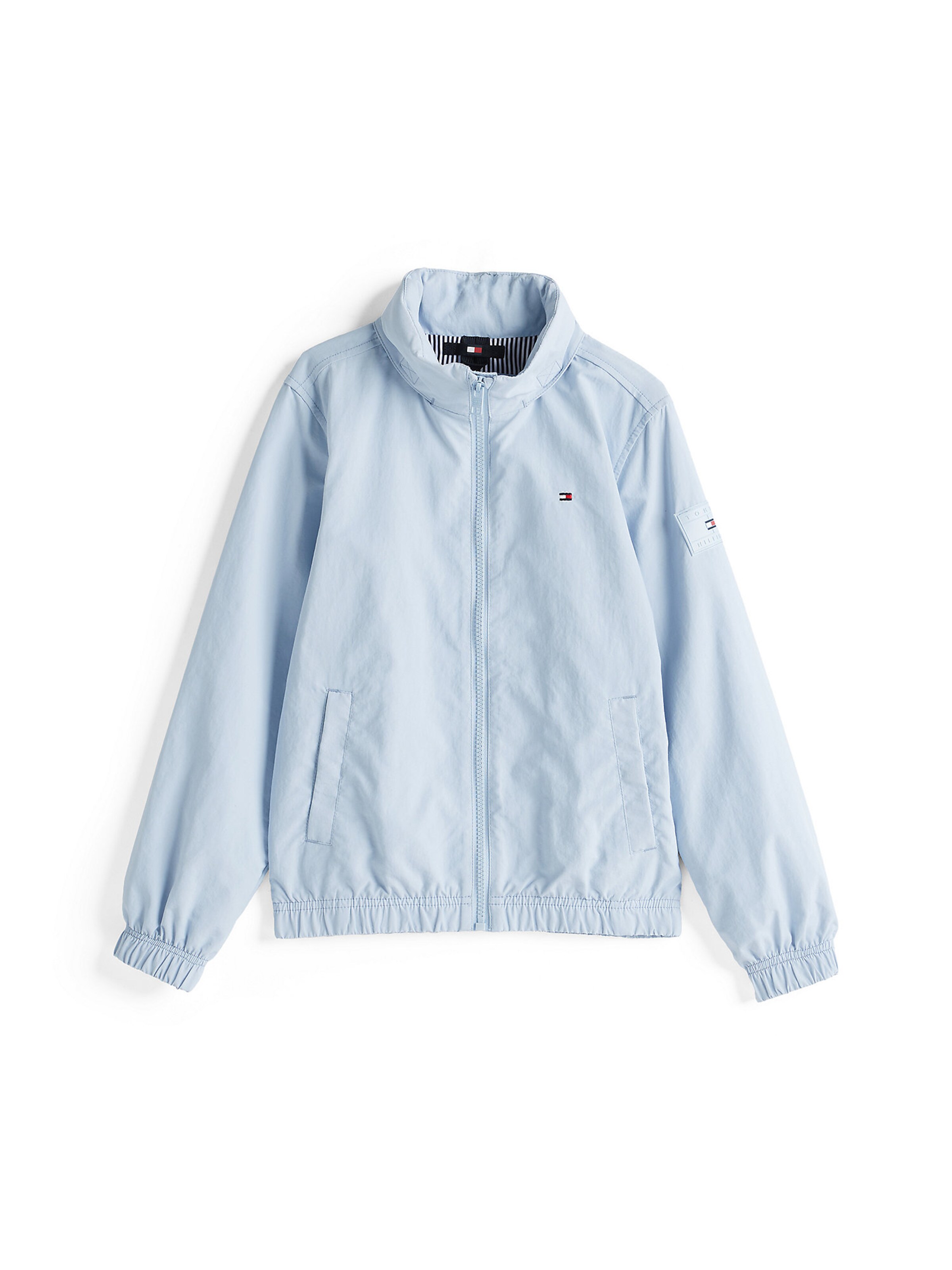 TOMMY HILFIGER Tussenjas 'Essential' in Blauw: voorkant