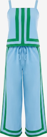 Imily Bela Hausanzug in Blau: Vorderseite