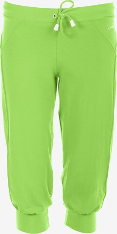 Winshape Tapered Sportbroek 'WBE5' in Groen: voorkant