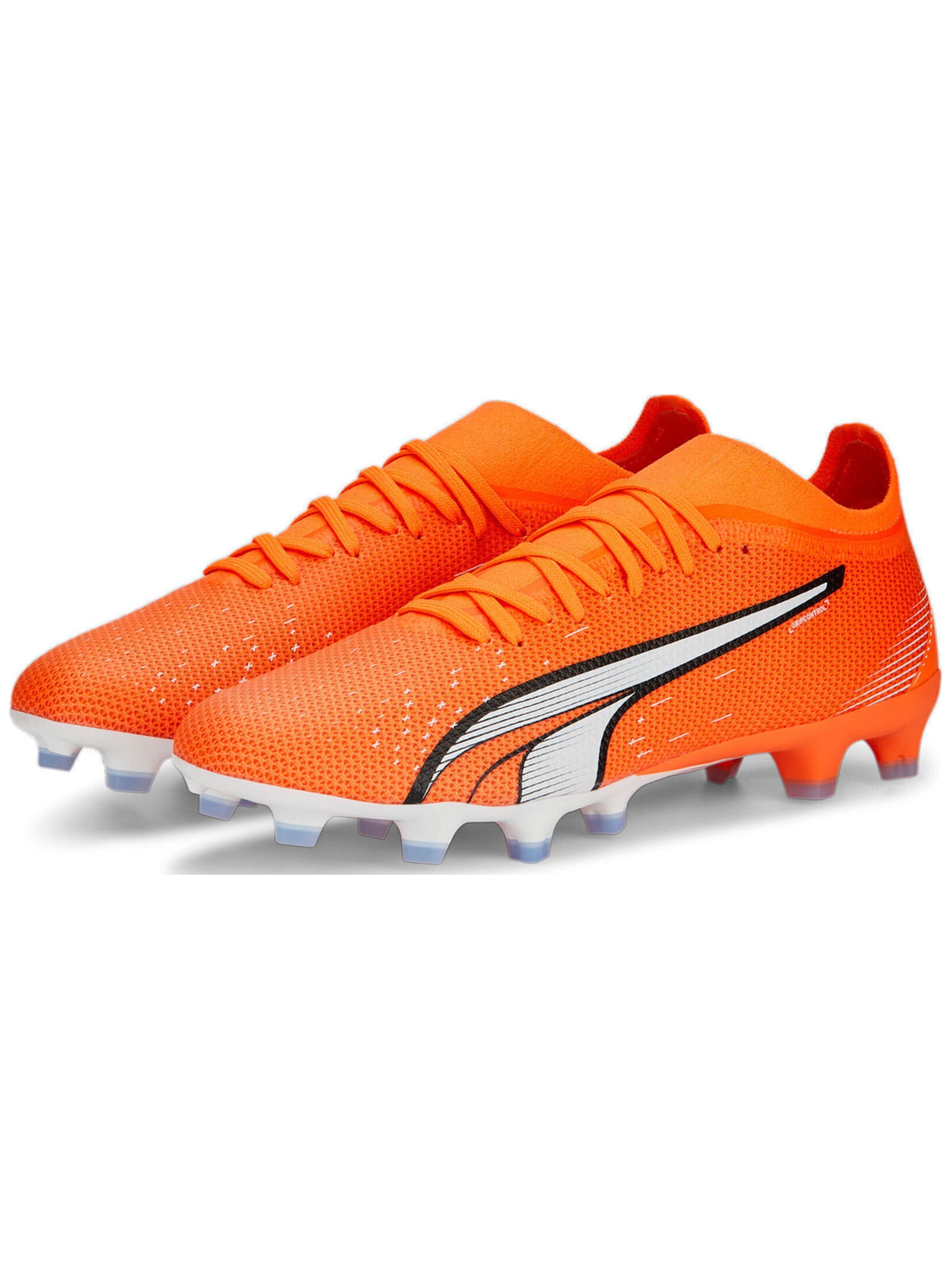 PUMA Soccer shoe 'Puma Ultra Match FG AG' in Orange
