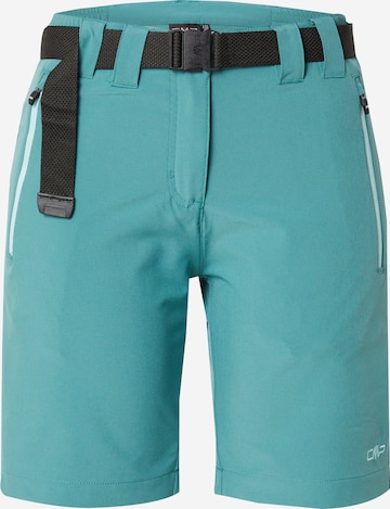 Pantaloni funzionali di CMP in verde: frontale