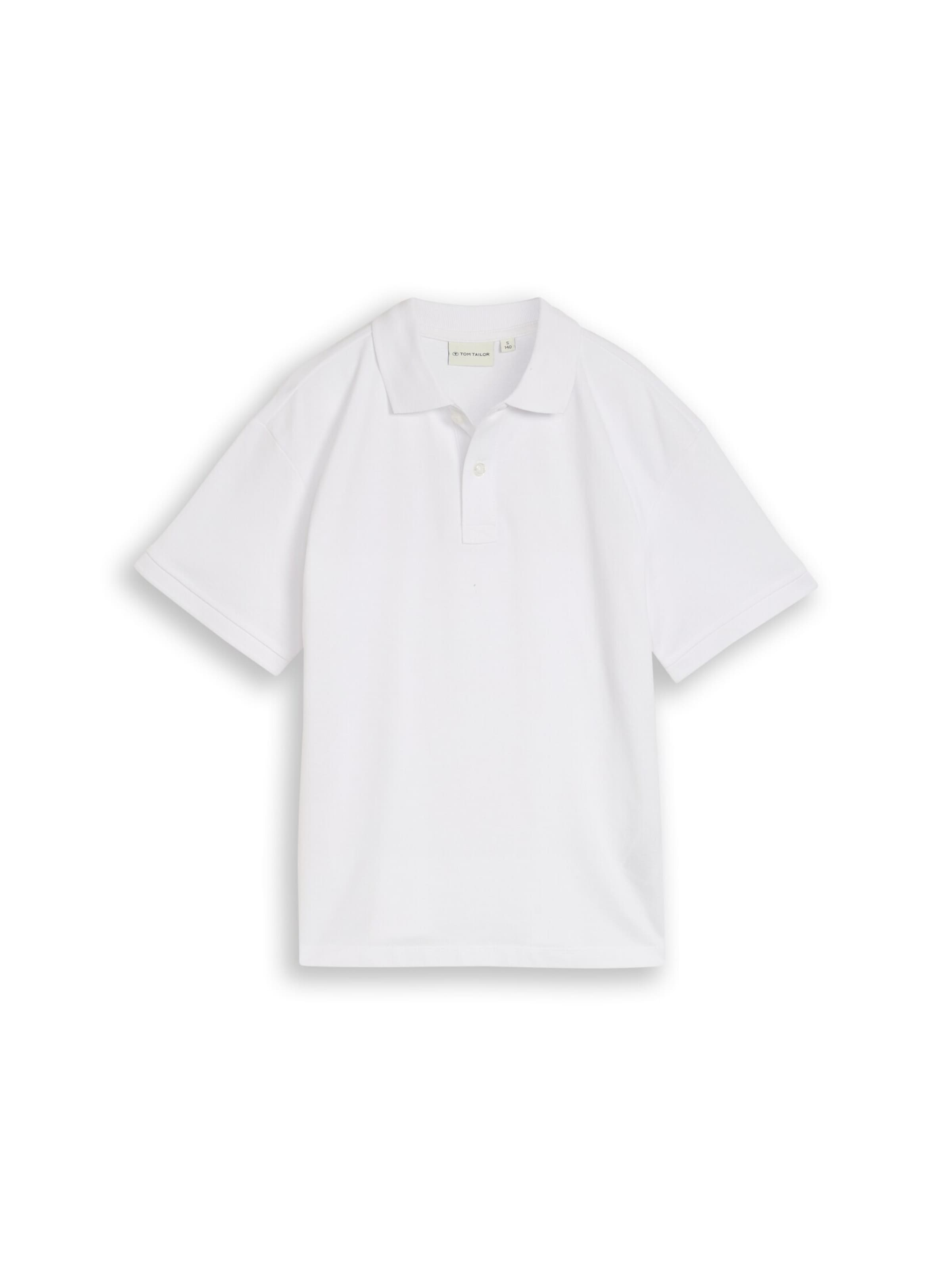 TOM TAILOR Shirt in White: front