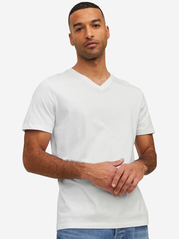 JACK & JONES Shirt 'Organic Basic' in Wit: voorkant