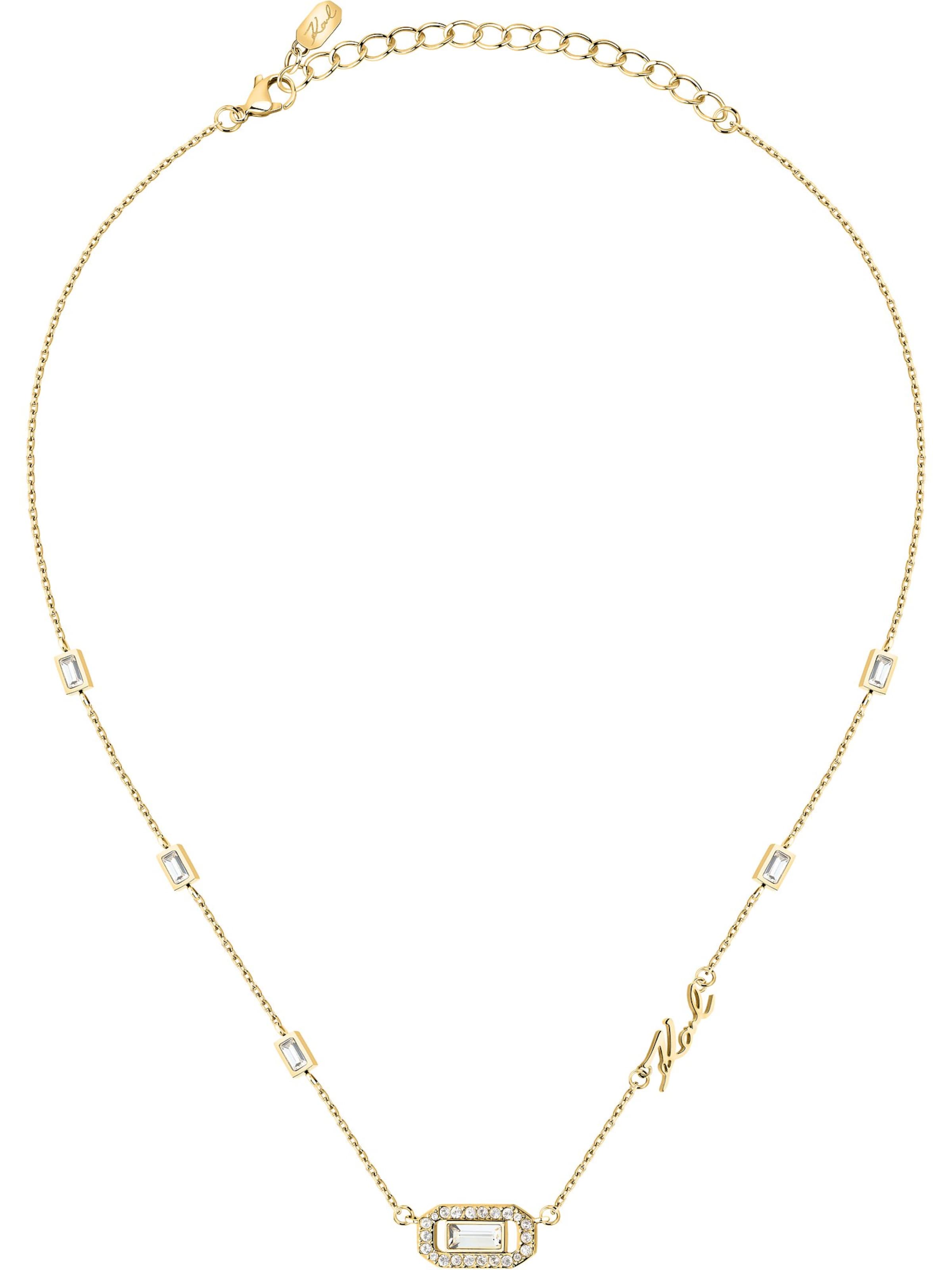Karl Lagerfeld Kette in Gelb: Vorderseite