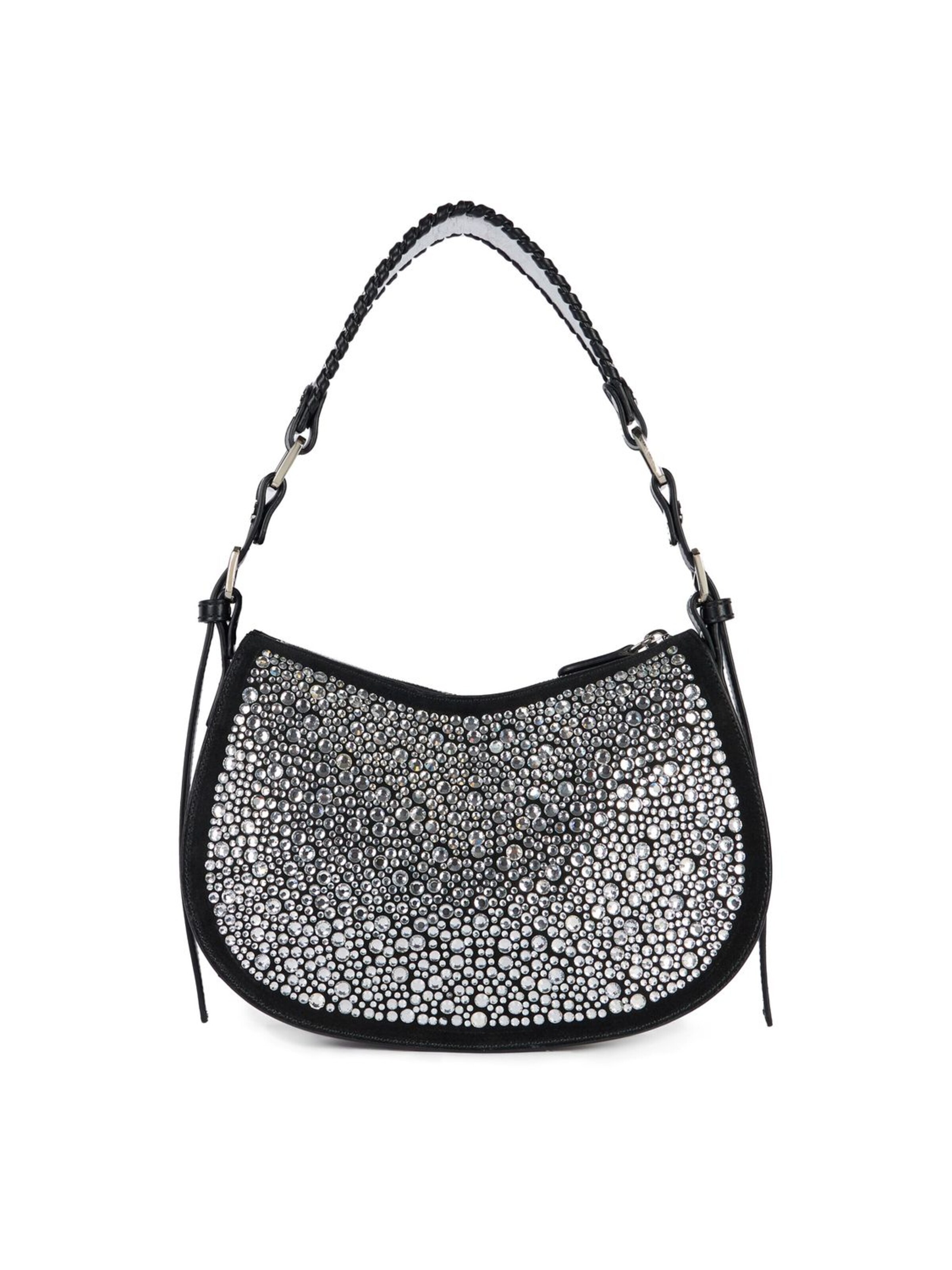Braccialini - Bolso de hombro 'Ginevra Studs' en plata