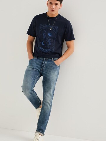 WE Fashion Slimfit Jeans in Blauw