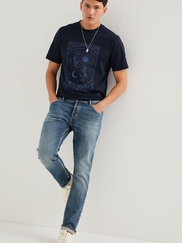 WE Fashion Slimfit Jeans in Blau