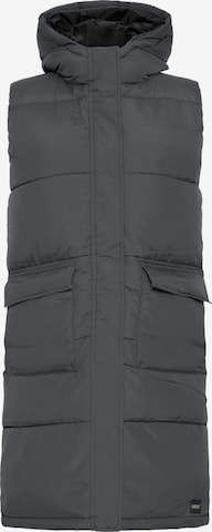 Gilet ' OXMINNA LONG ' di Oxmo in grigio: frontale