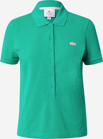 LACOSTE - Camiseta en verde: frente