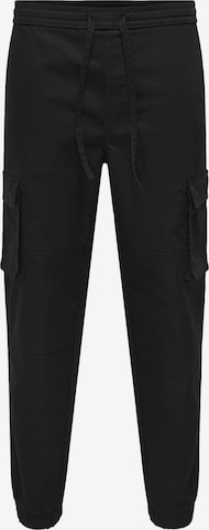 Only & Sons Cargo Pants 'ONSGARDA' in Black: front