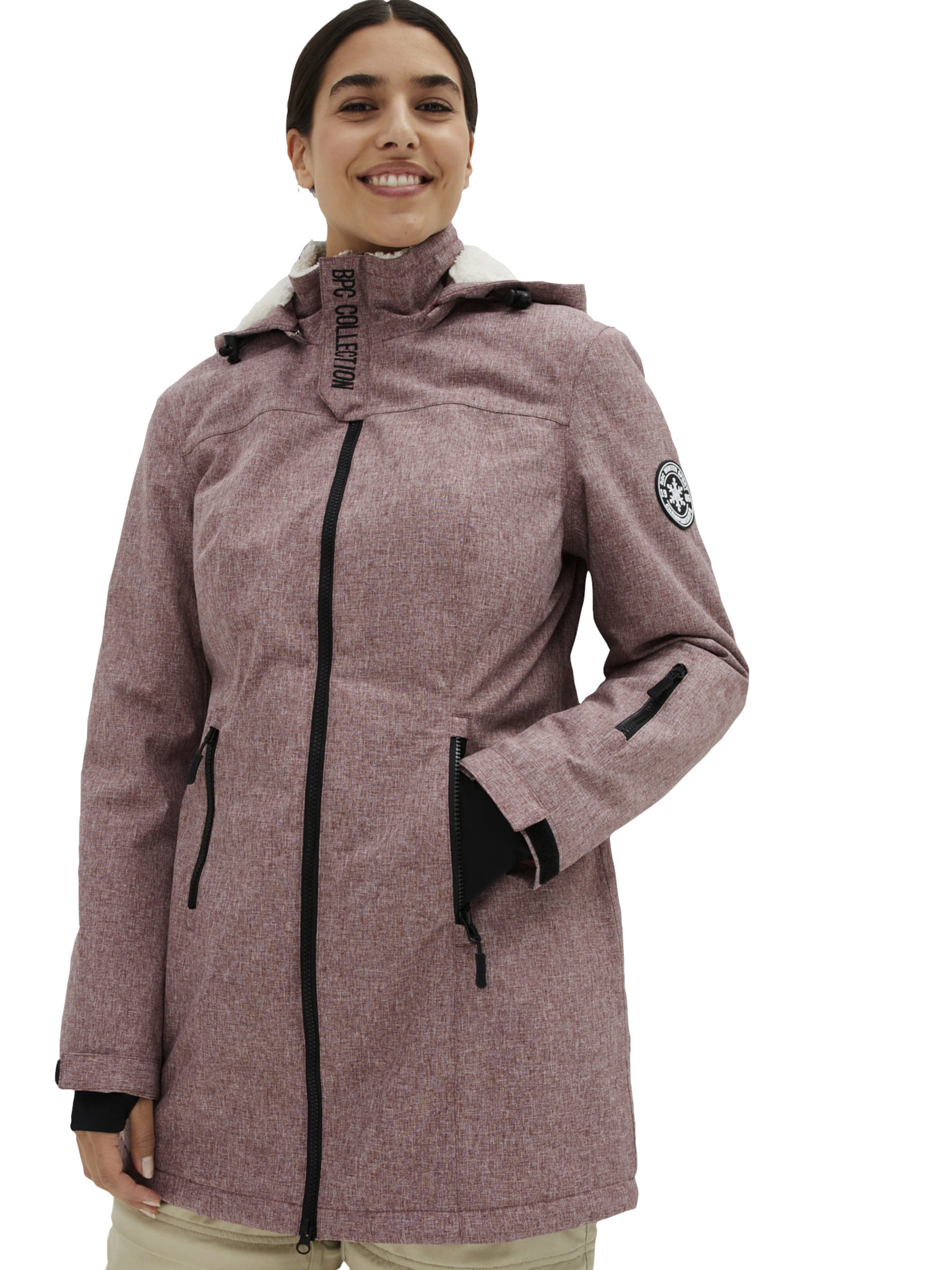 Veste fonctionnelle bonprix en rouge : devant