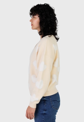 Pull-over 'Lovely Wollma' Kleinigkeit en marron