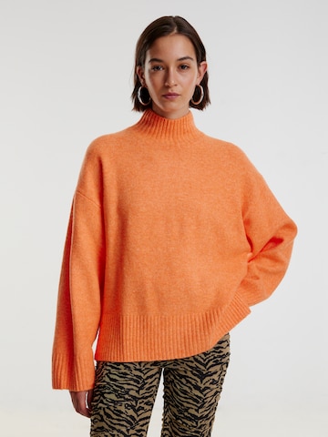 Pullover 'Jella' di EDITED in arancione: frontale