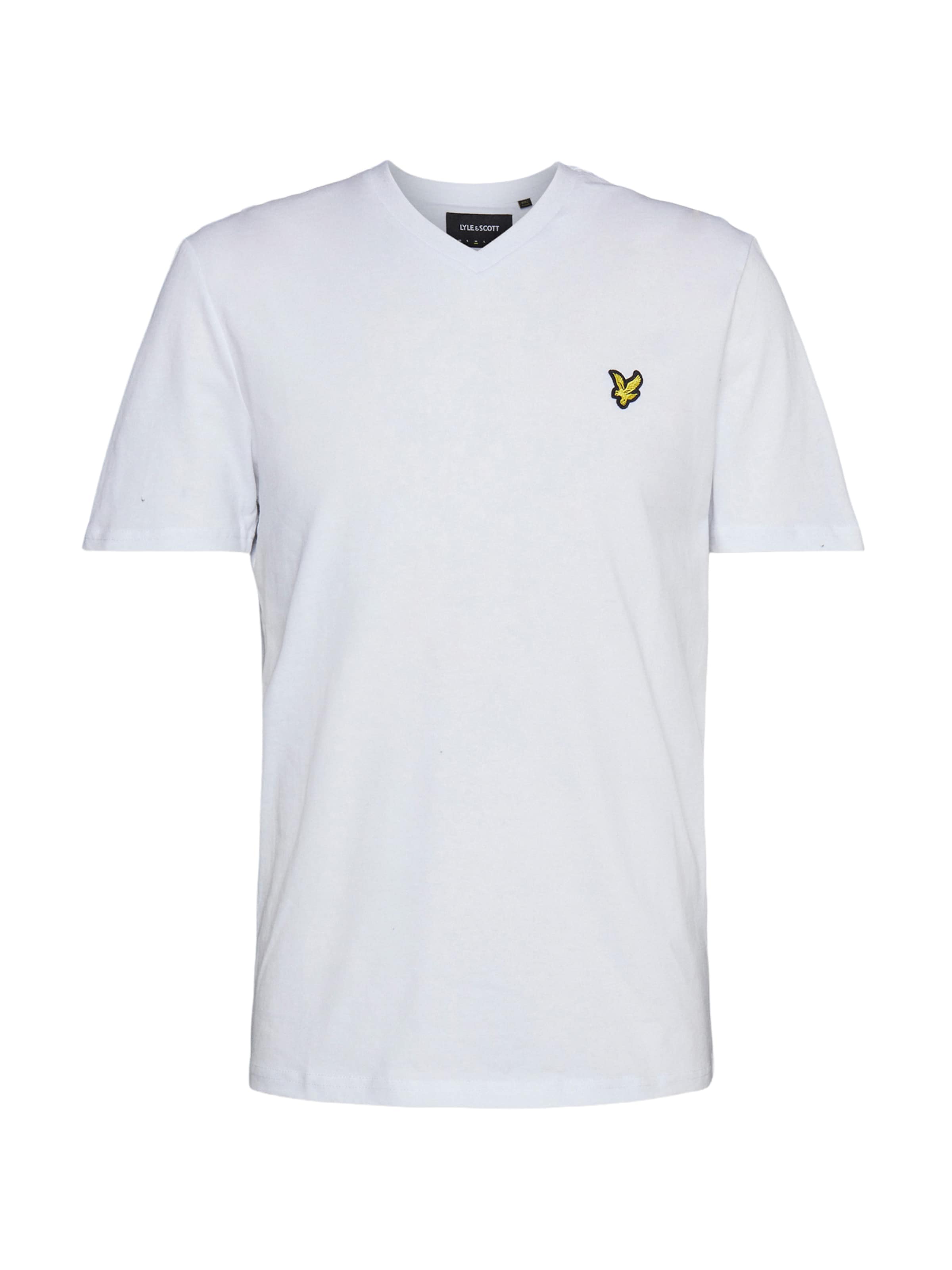 Lyle & Scott T-shirt i vit: framsida