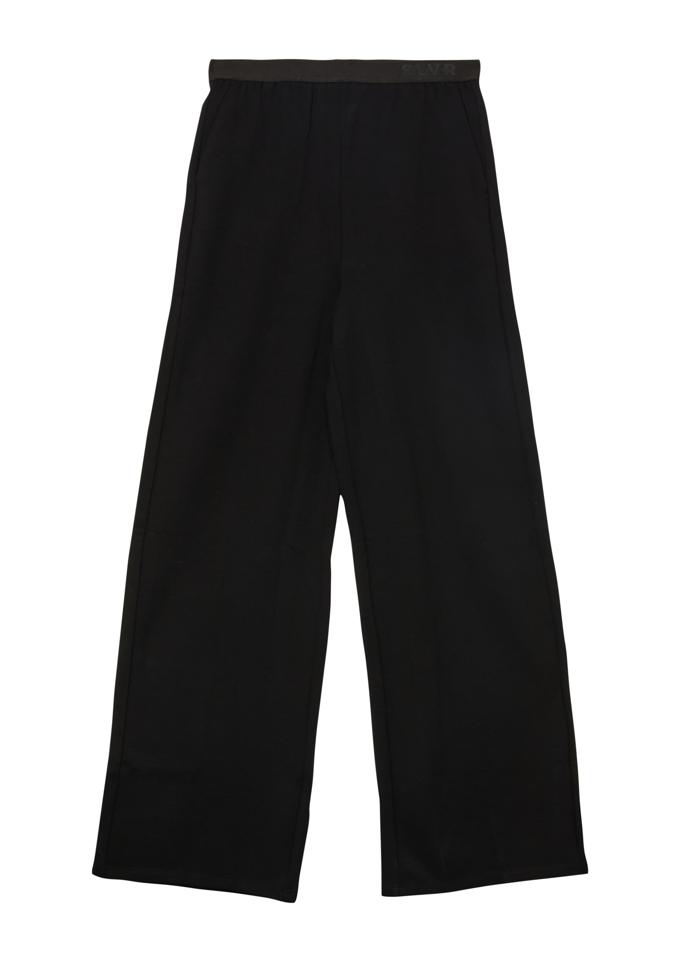 Wide Leg Pantalon s.Oliver en noir : devant