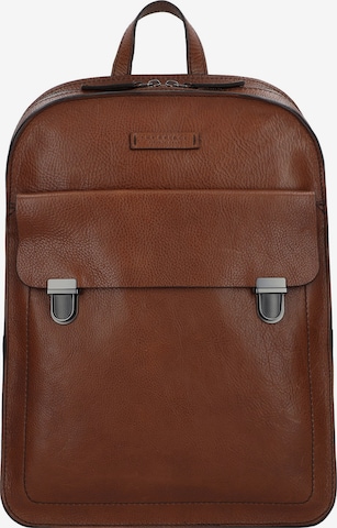 The Bridge Backpack 'Ettore' in Brown: front