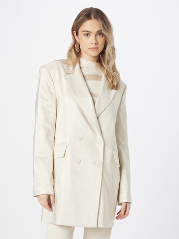 Robe Karo Kauer en beige : devant