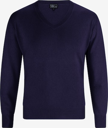 Pull-over CASH-MERE.CH en bleu : devant
