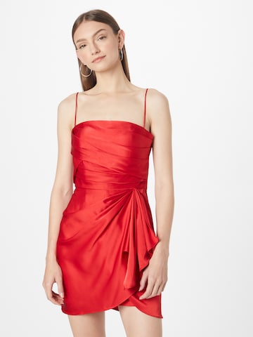 Jarlo - Vestido 'CLARISSA' en rojo: frente