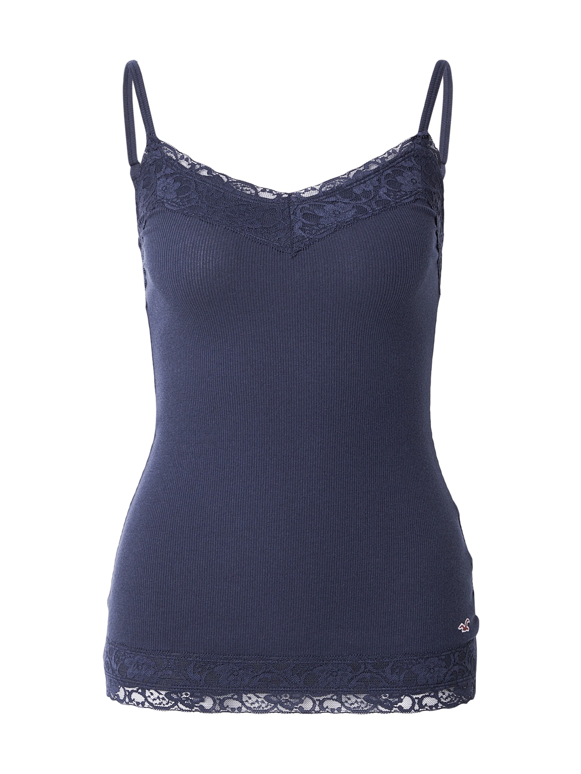 HOLLISTER - Top en azul: frente