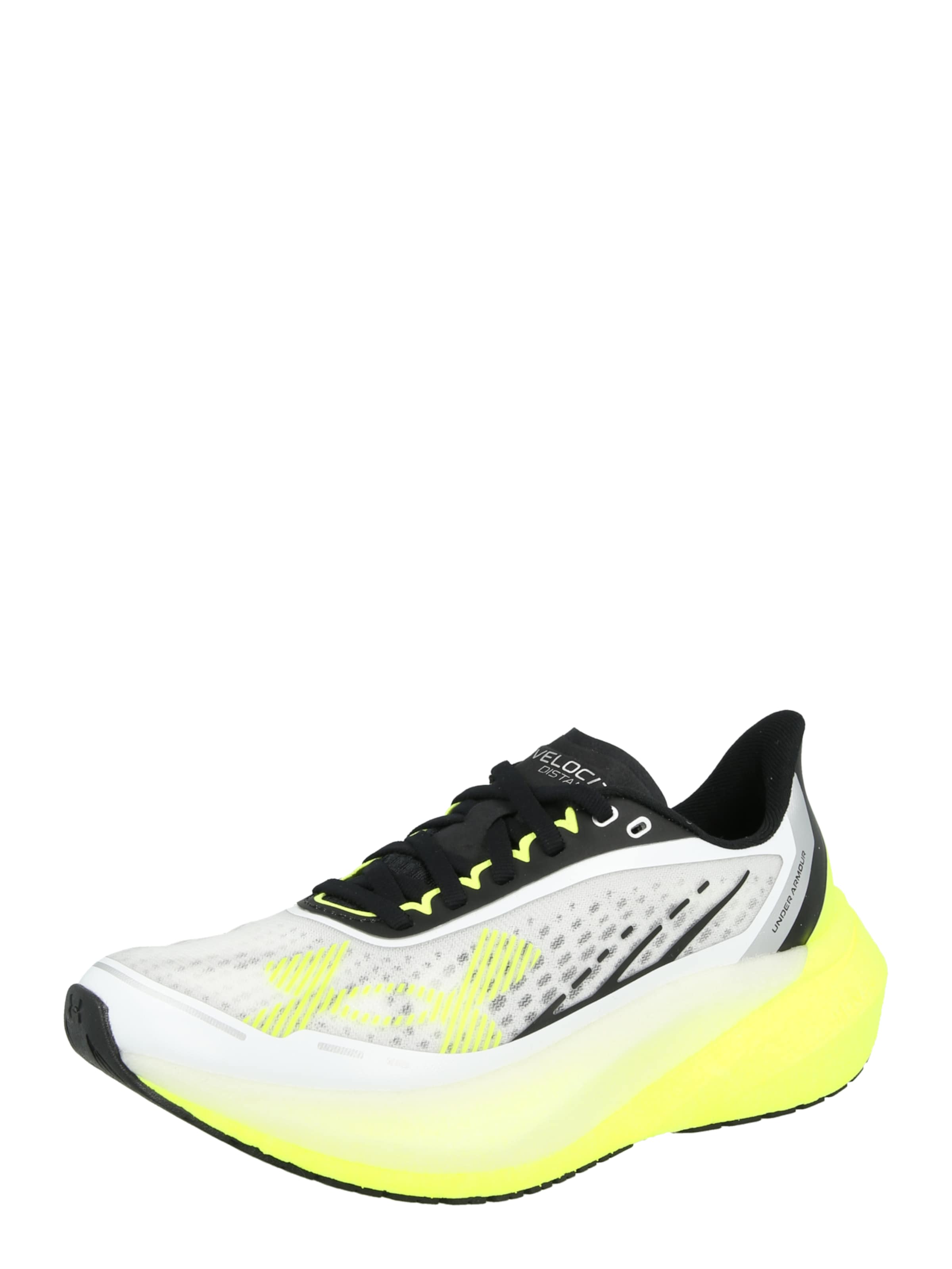 UNDER ARMOUR Running Shoes 'Velociti Distance' in Yellow: front