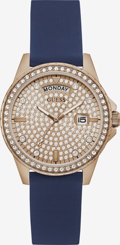 GUESS Analog Watch ' LADY COMET ' in Blue: front