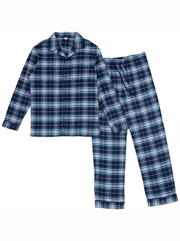 La V Pajamas long in Blue