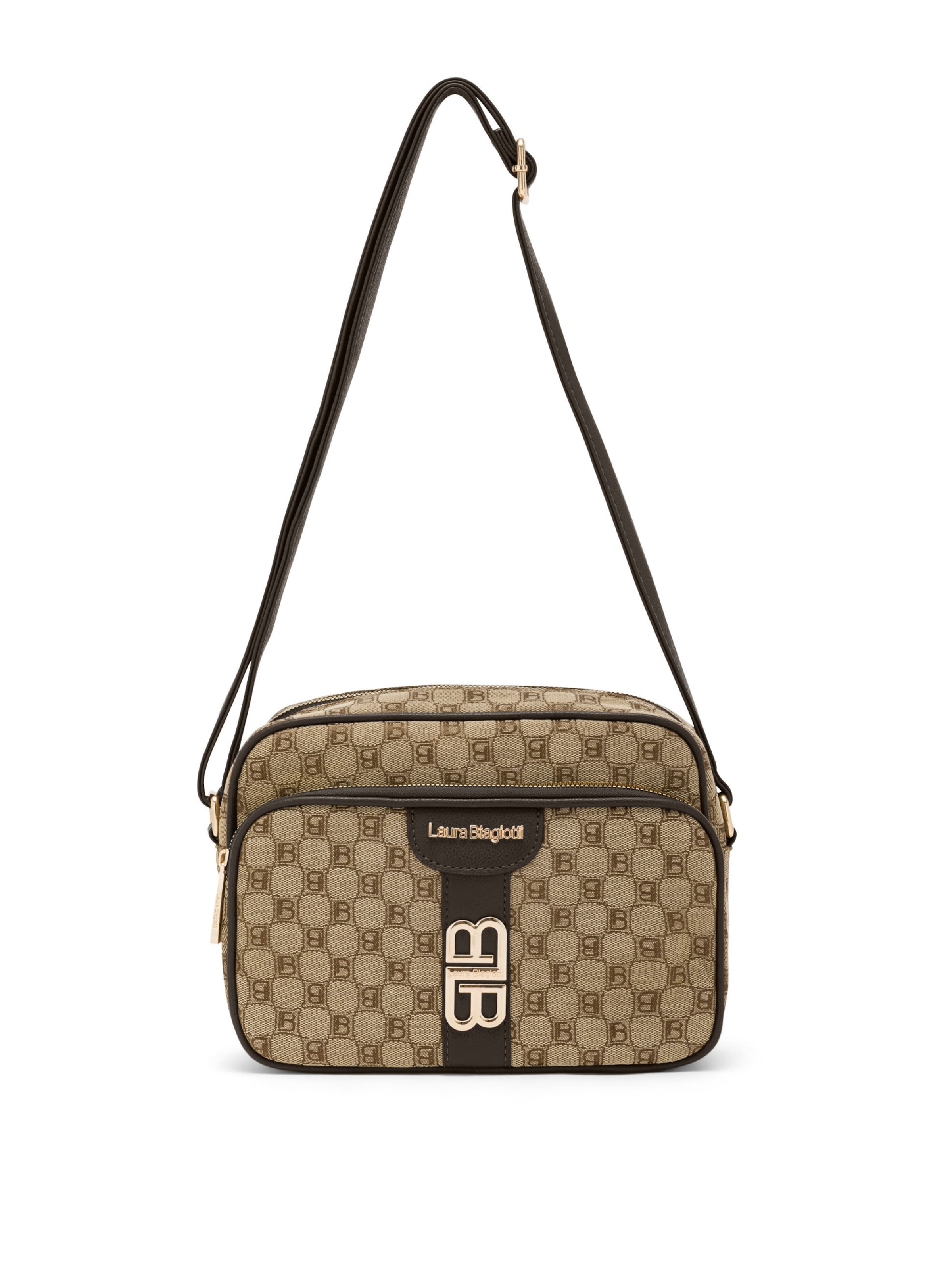 Borsa a tracolla 'Delray 5' di Laura Biagiotti in marrone