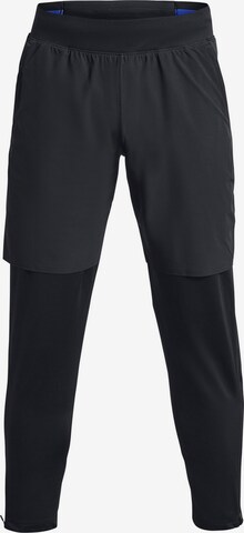 UNDER ARMOUR Regular Sportbroek 'QUALIFIER ELITE COLD' in Zwart: voorkant