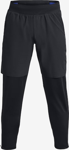 UNDER ARMOUR Regular Workout Pants 'QUALIFIER ELITE COLD' in Black: front