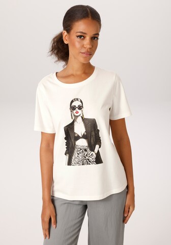 Aniston CASUAL Shirt in White: front
